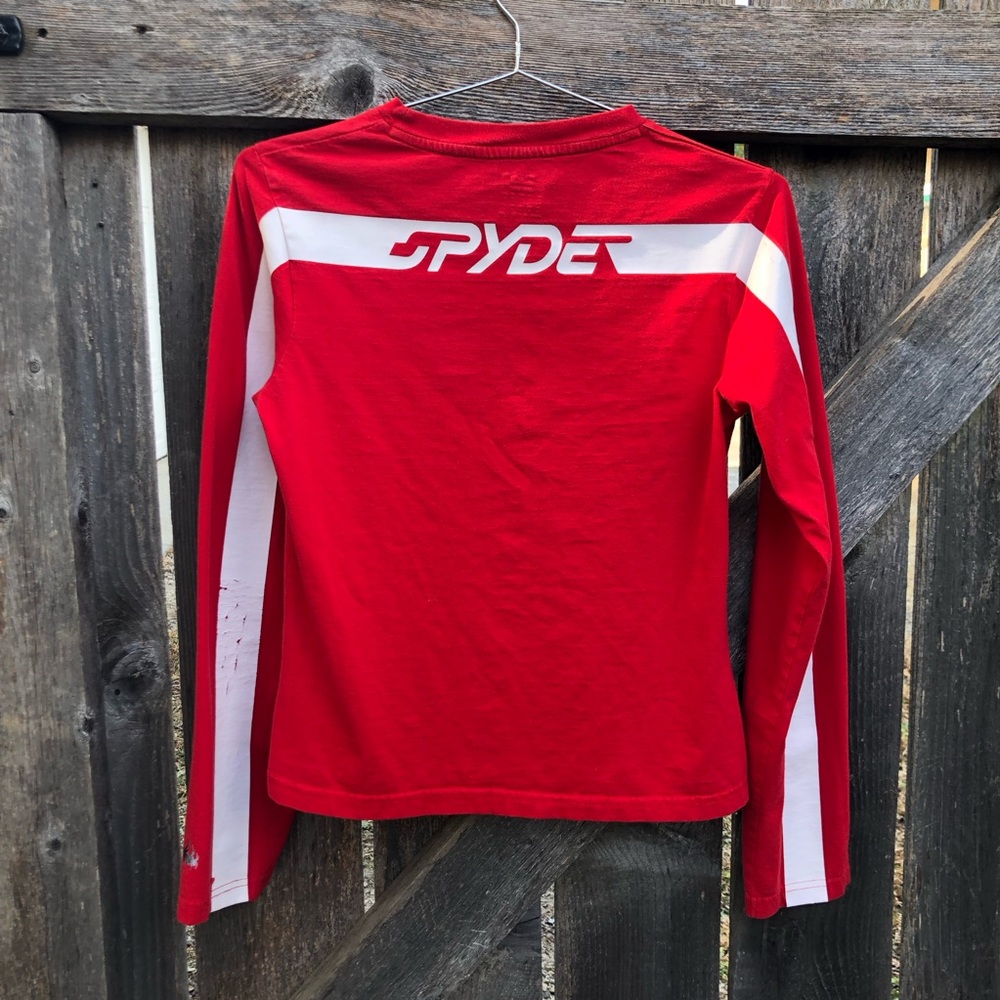 Spyder Red tee in Women’s Small